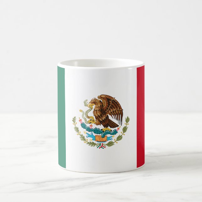 Mexico (Mexican) Flag Coffee Mug (Center)