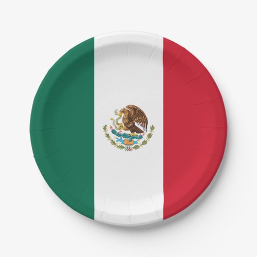 Mexico Mexican Flag Paper Plates