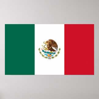 Mexico - Mexican Flag Poster