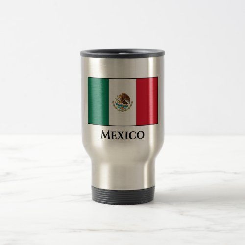 Mexico Mexican Flag Travel Mug