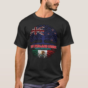 Mexico Mexican New Zealander New Zealand Tree Root T-Shirt