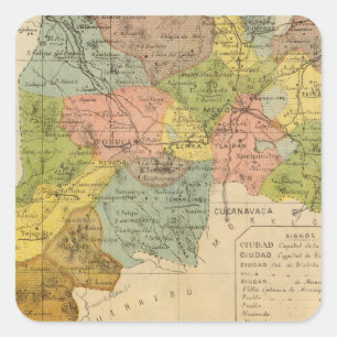 Mexico, Mexico Square Sticker