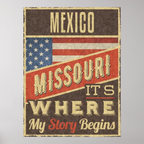 Mexico Missouri Poster