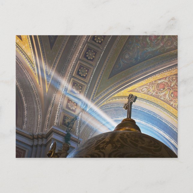 Mexico, Morelia. Sun's rays penetrate interior Postcard (Front)