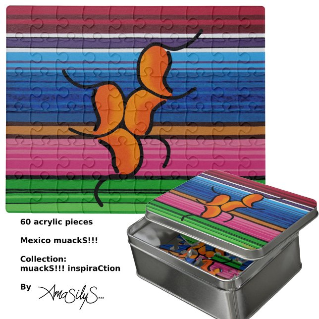 Mexico muackS!!! - AmaSilyS - Art  Jigsaw Puzzle (Embrace the vibrant spirit of Mexico with this puzzle.)