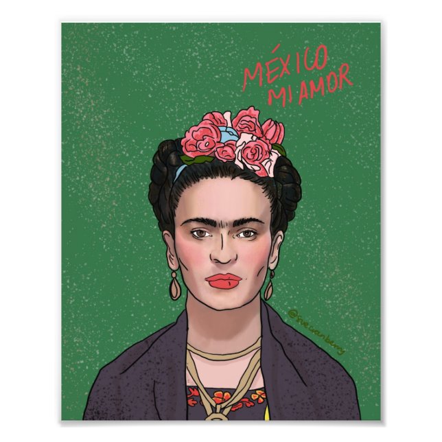 Mexico My Love - Frida Kahlo Photo Print (Front)