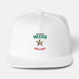 Mexico National Pride Edition 5 Panel Snapback Snap Back Hat