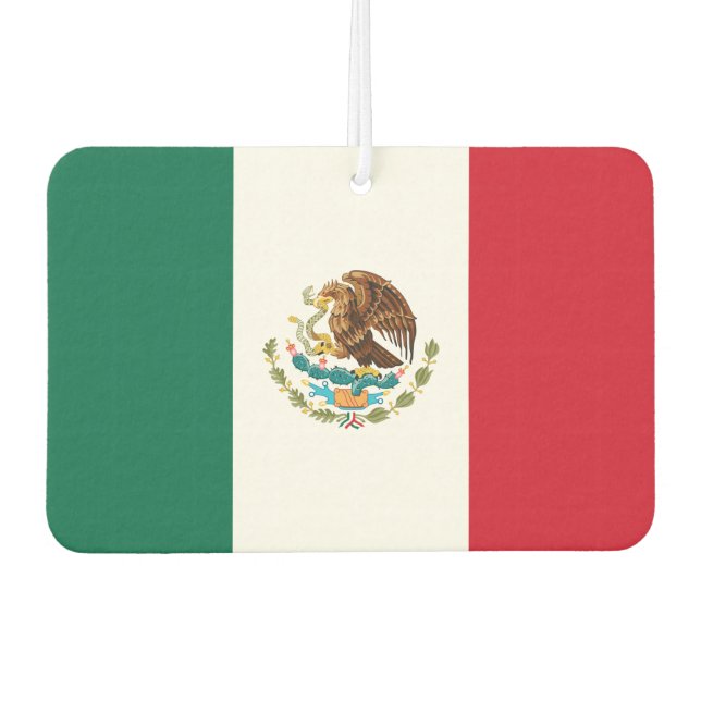 Mexico National World Flag Air Freshener (Front)