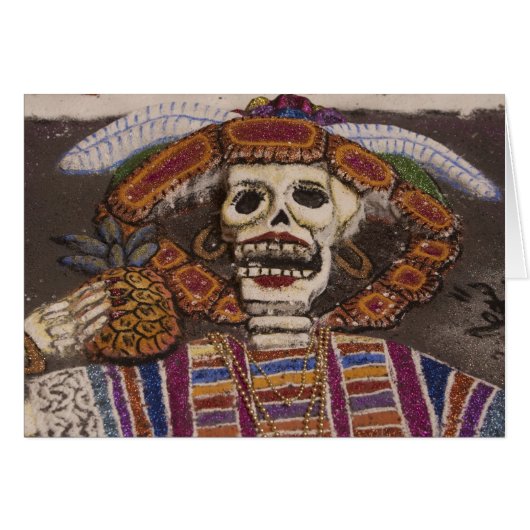 Mexico, Oaxaca. Sand tapestry (tapete de arena) (Front Horizontal)