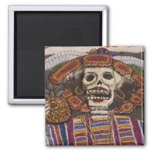 Mexico Oaxaca Sand tapestry tapete de arena Magnet