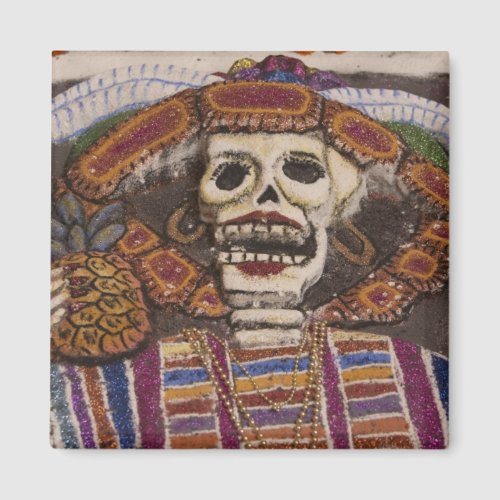 Mexico Oaxaca Sand tapestry tapete de arena Magnet