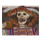 Mexico, Oaxaca. Sand tapestry (tapete de arena)