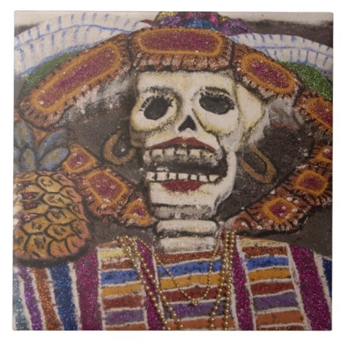 Mexico Oaxaca Sand tapestry tapete de arena Tile
