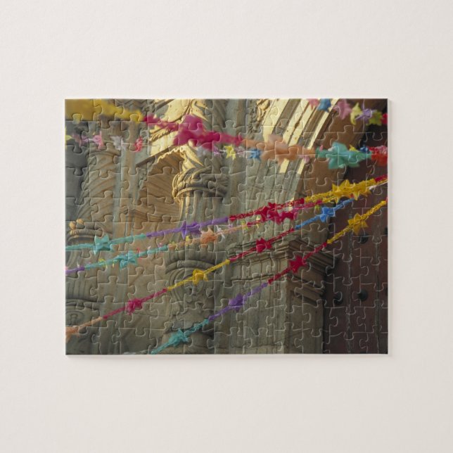 Mexico, Oaxaca, Templo de San Felipe de Neri Jigsaw Puzzle (Horizontal)