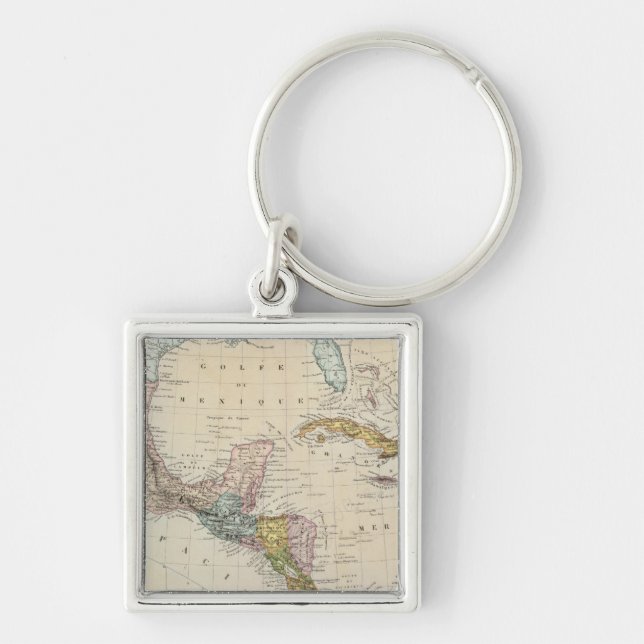 Mexico, Panama, Central America Keychain (Front)