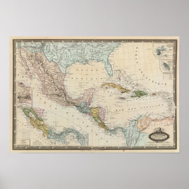 Mexico, Panama, Central America Poster (Front)