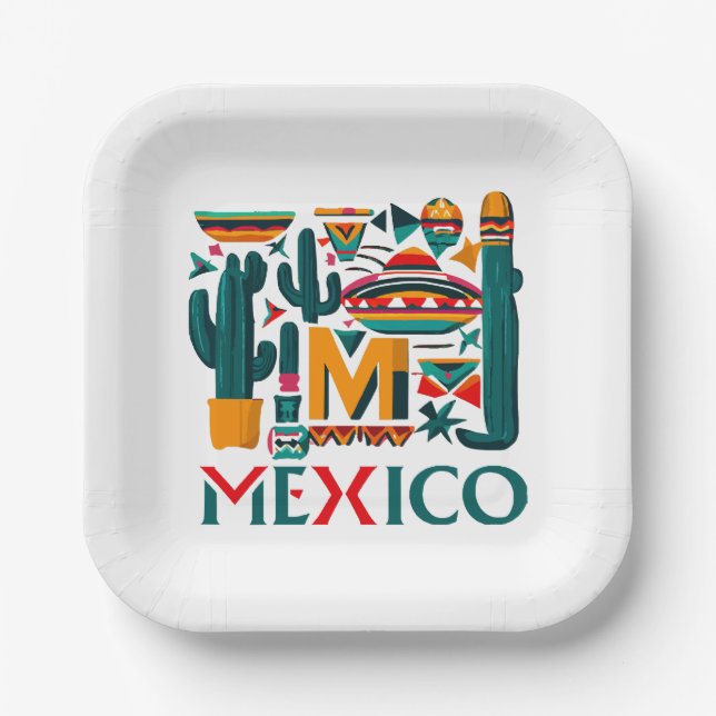 MEXICO PAPER PLATES (Front)