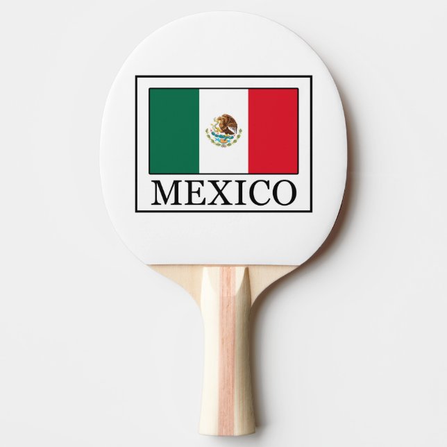 Mexico Ping Pong Paddle (Front)