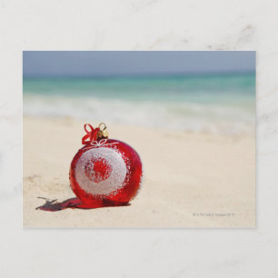 Mexico, Playa Del Carmen, christmas decoration Holiday Postcard