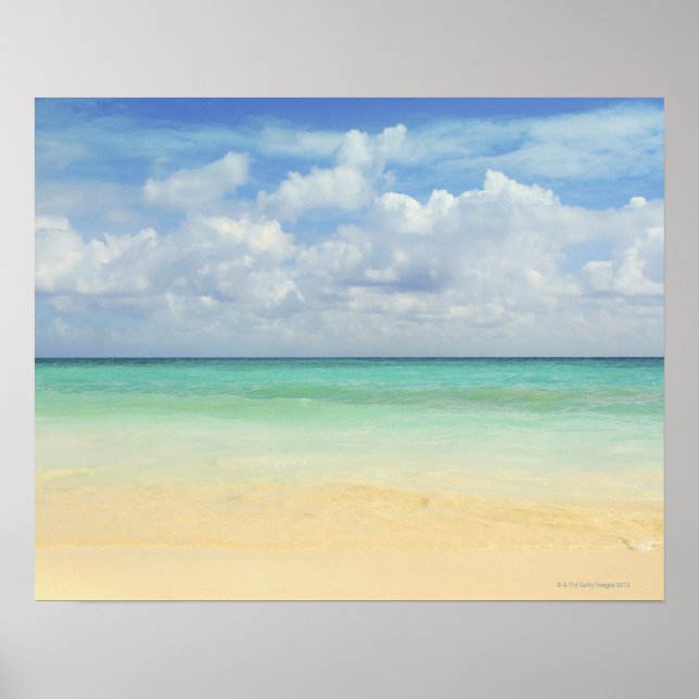 Mexico, Playa Del Carmen, seascape 2 Poster (Front)