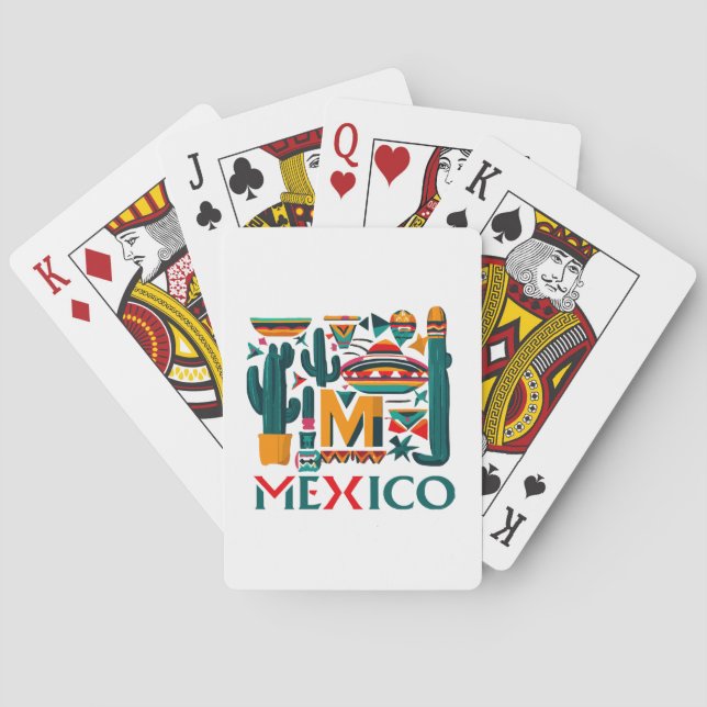 MEXICO POKER CARDS (Back)