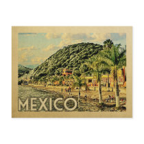 Mexico Postcard Lake Chapala Vintage Travel