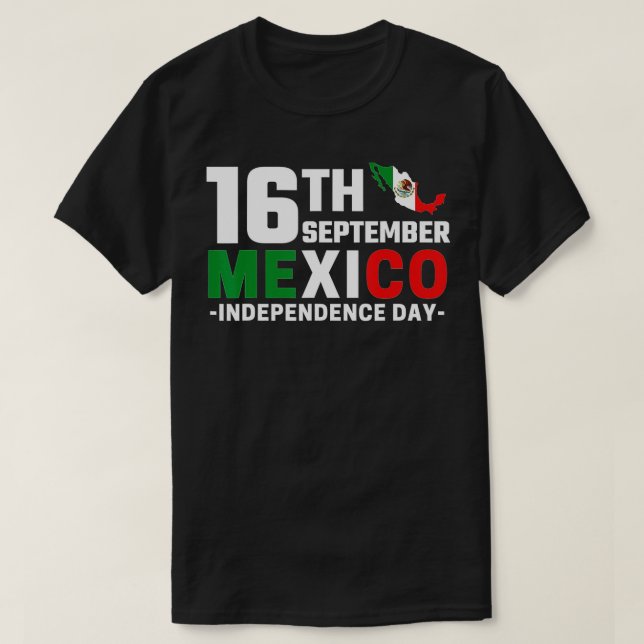 Mexico Pride Independence Day 2022 Mexican Flag Ma T-Shirt (Design Front)