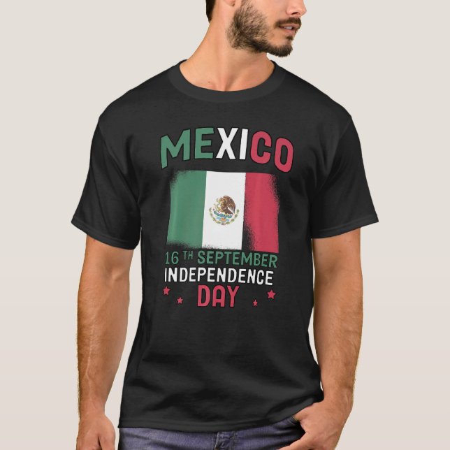 Mexico Pride Independence Day 2022 Mexican Flag  T-Shirt (Front)