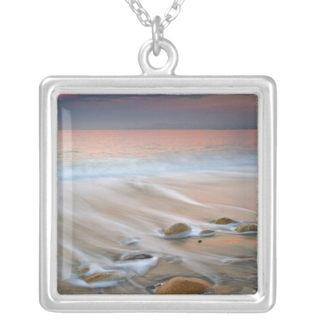 Mexico, Puerto Vallarta.  The Bay of Banderas Silver Plated Necklace (Front)