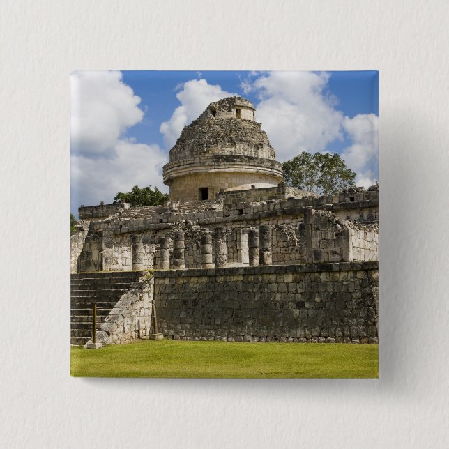 Mexico, Quintana Roo, near Cancun, Pinback Button (Front)
