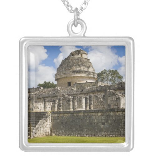 Mexico Quintana Roo near Cancun Silver Plated Necklace