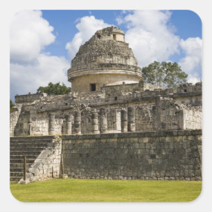 Mexico, Quintana Roo, near Cancun, Square Sticker
