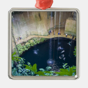 Mexico, Quintana Roo, near Chichen Itza, Metal Ornament