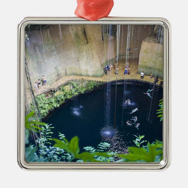 Mexico, Quintana Roo, near Chichen Itza, Metal Ornament (Front)