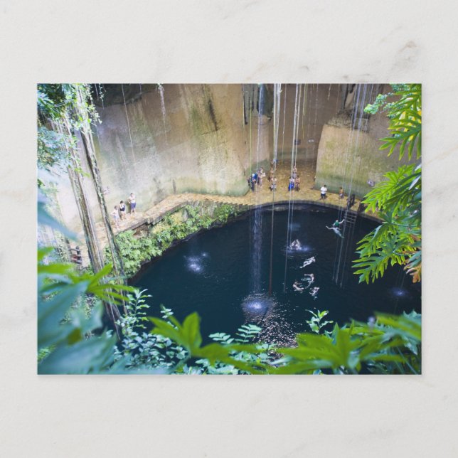 Mexico, Quintana Roo, near Chichen Itza, Postcard (Front)