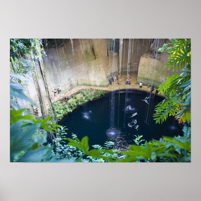 Mexico, Quintana Roo, near Chichen Itza, Poster (Front)