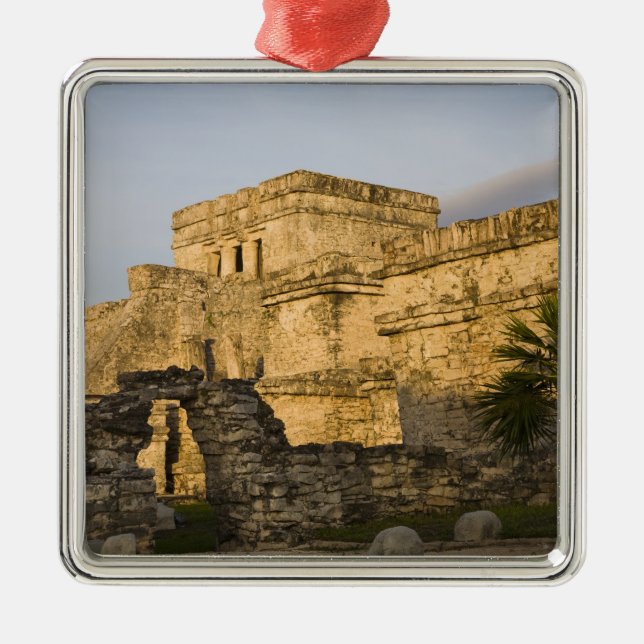 Mexico, Quintana Roo, Yucatan Peninsula, Metal Ornament (Front)