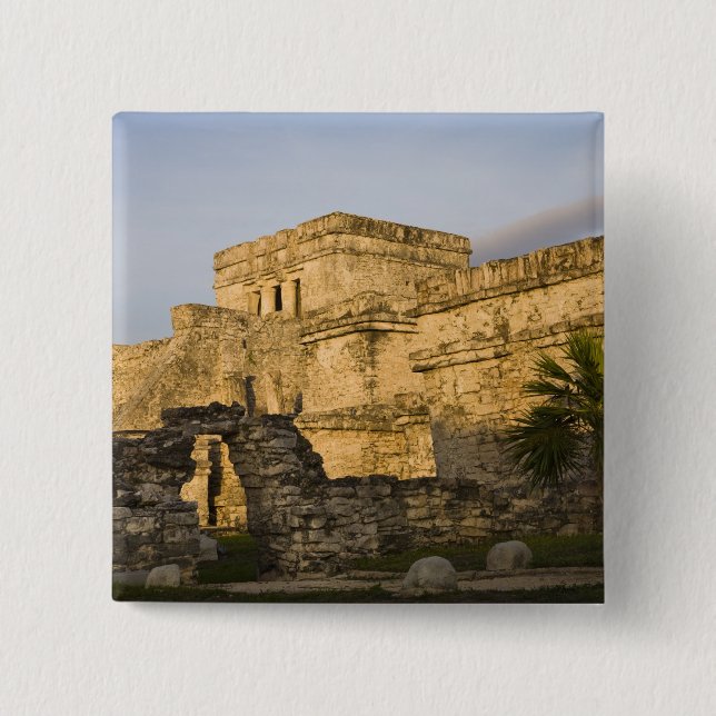 Mexico, Quintana Roo, Yucatan Peninsula, Pinback Button (Front)