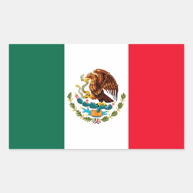 Mexico Rectangular Sticker (Front)