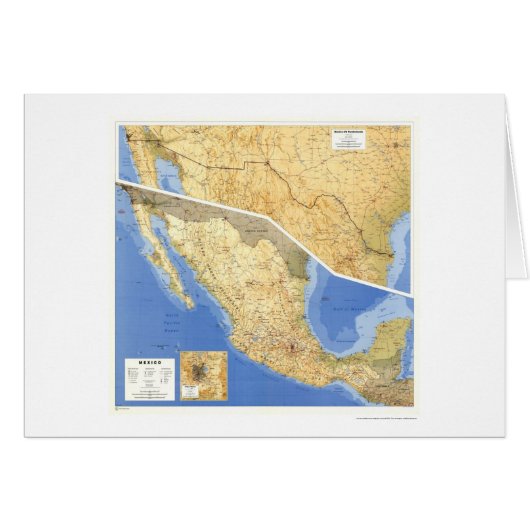 Mexico Reference Map - 1993 Cards (Front Horizontal)