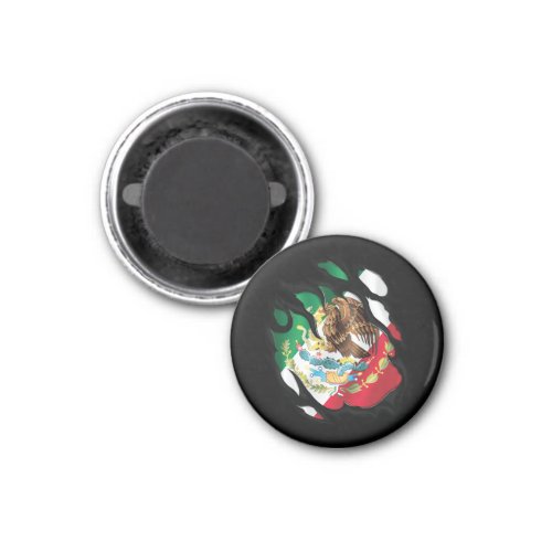 Mexico Ripped Flag Magnet