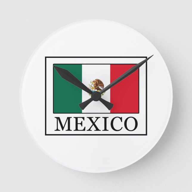 Mexico Round Clock (Front)