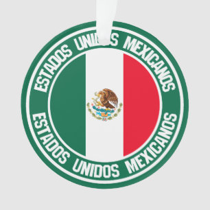 Mexico Round Emblem Ornament
