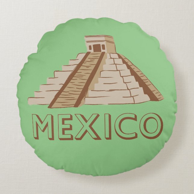 MEXICO ROUND PILLOW (Front)