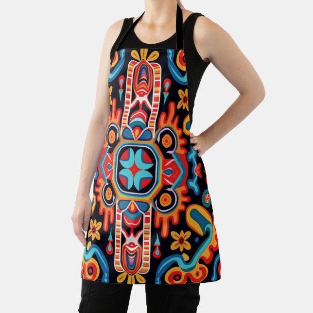 Mexico’s Huichol Art Apron (Insitu)