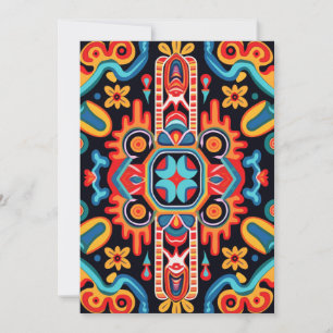 Mexico’s Huichol Art Holiday Card