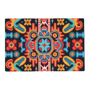 Mexico’s Huichol Art Placemat