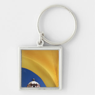 Mexico, San Miguel de Allende. Church framed Keychain