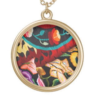 Mexico, San Miguel de Allende Gold Plated Necklace