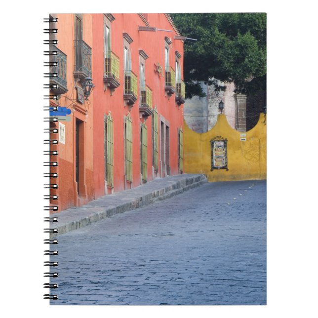 Mexico, San Miguel de Allende, Homes along Notebook (Front)
